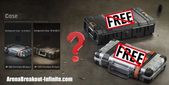 Secure Cases in Arena Breakout Infinite: How to Get It?
