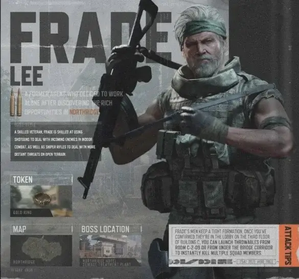 Fred Boss of Northridge Map