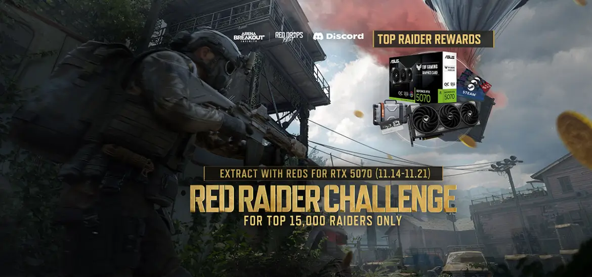 Red Raider Challenge - Win an RTX 5070, $300 Steam Gift Card & 30-day Elite Privileges