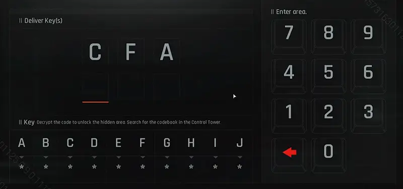 Terminal in Observation Room
