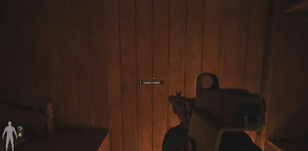 Mark at the Cemetery Hut (West Farm)